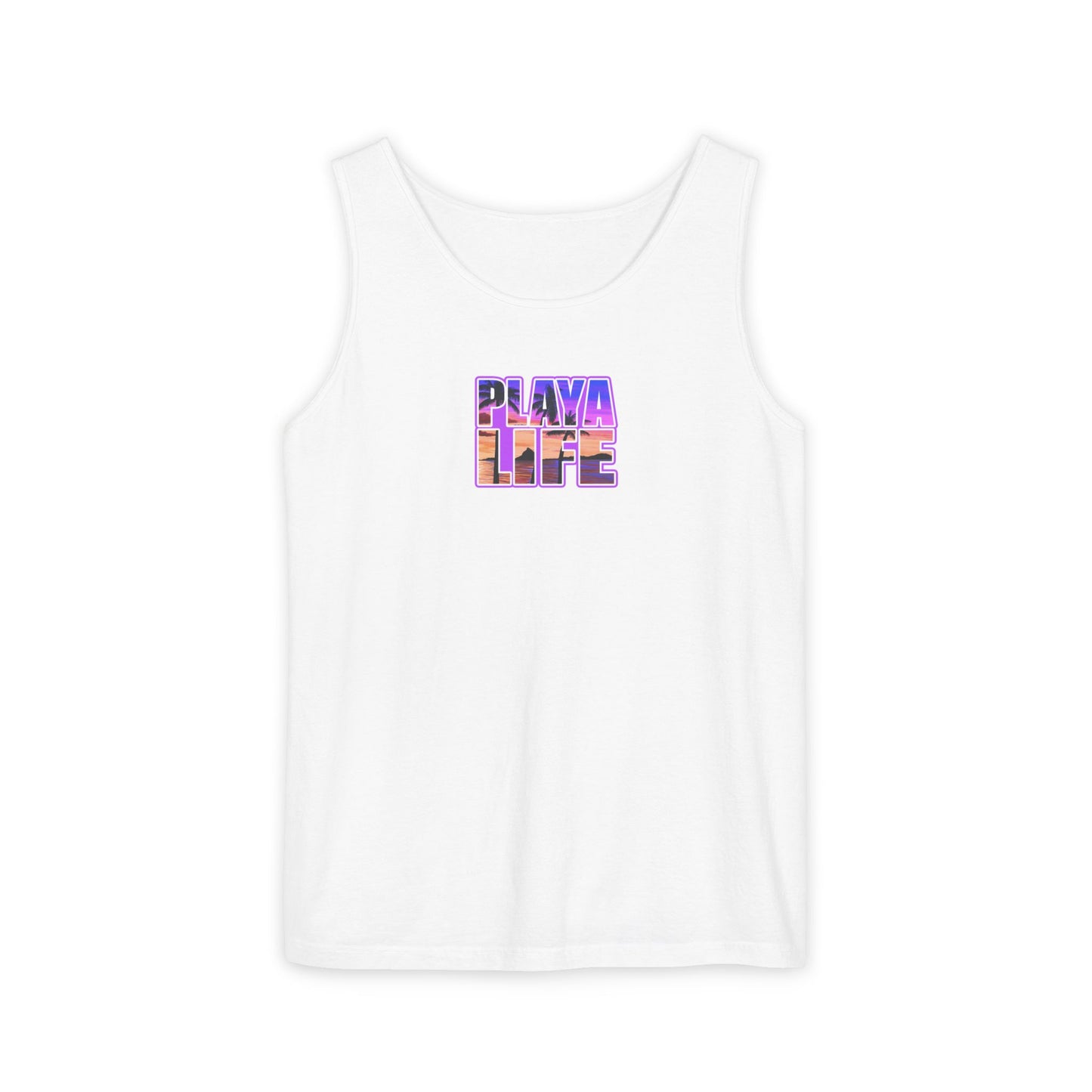 Beach Life Unisex Garment-Dyed Tank Top - Summer Vibes Essential