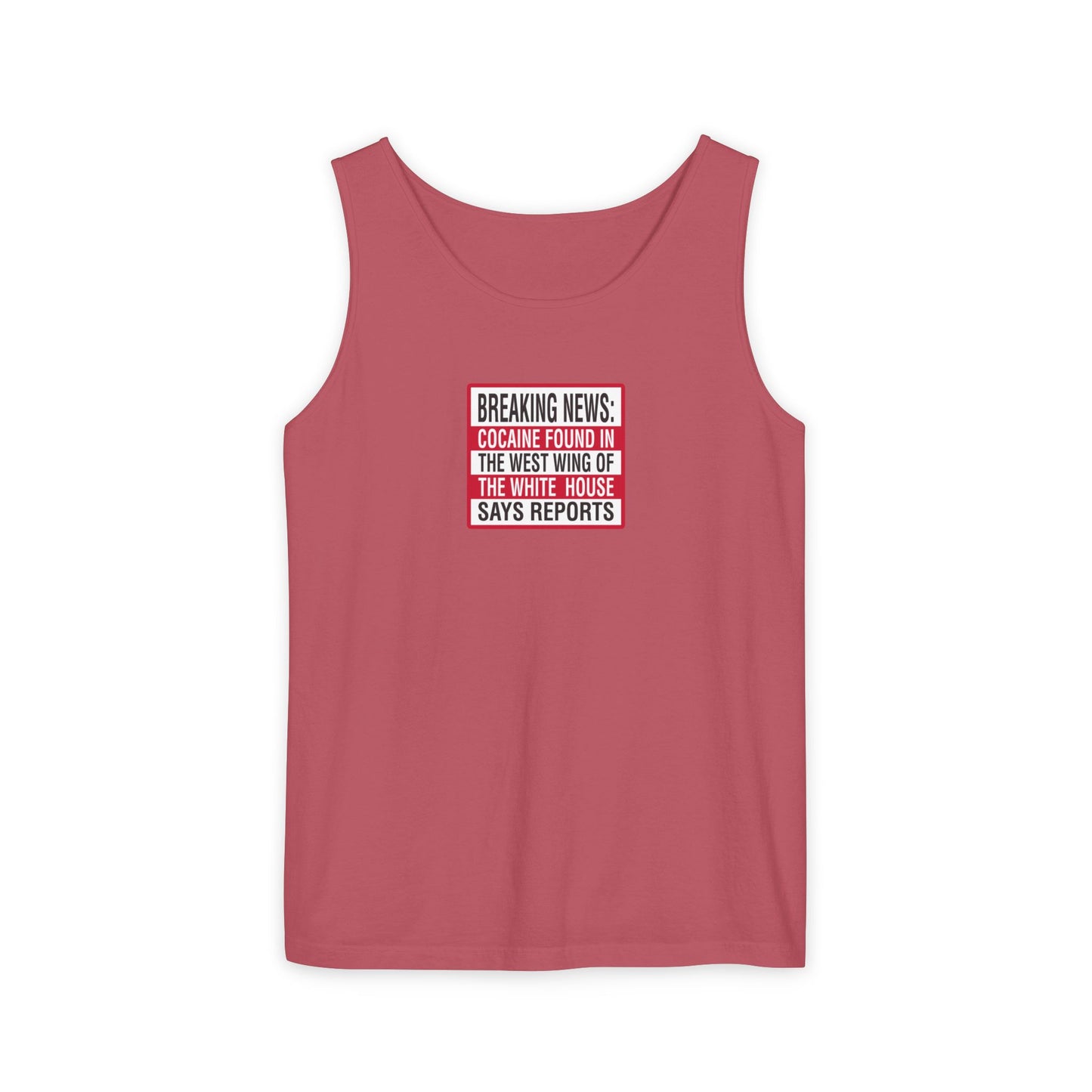 Tank Top - "Breaking News" Graphic Design