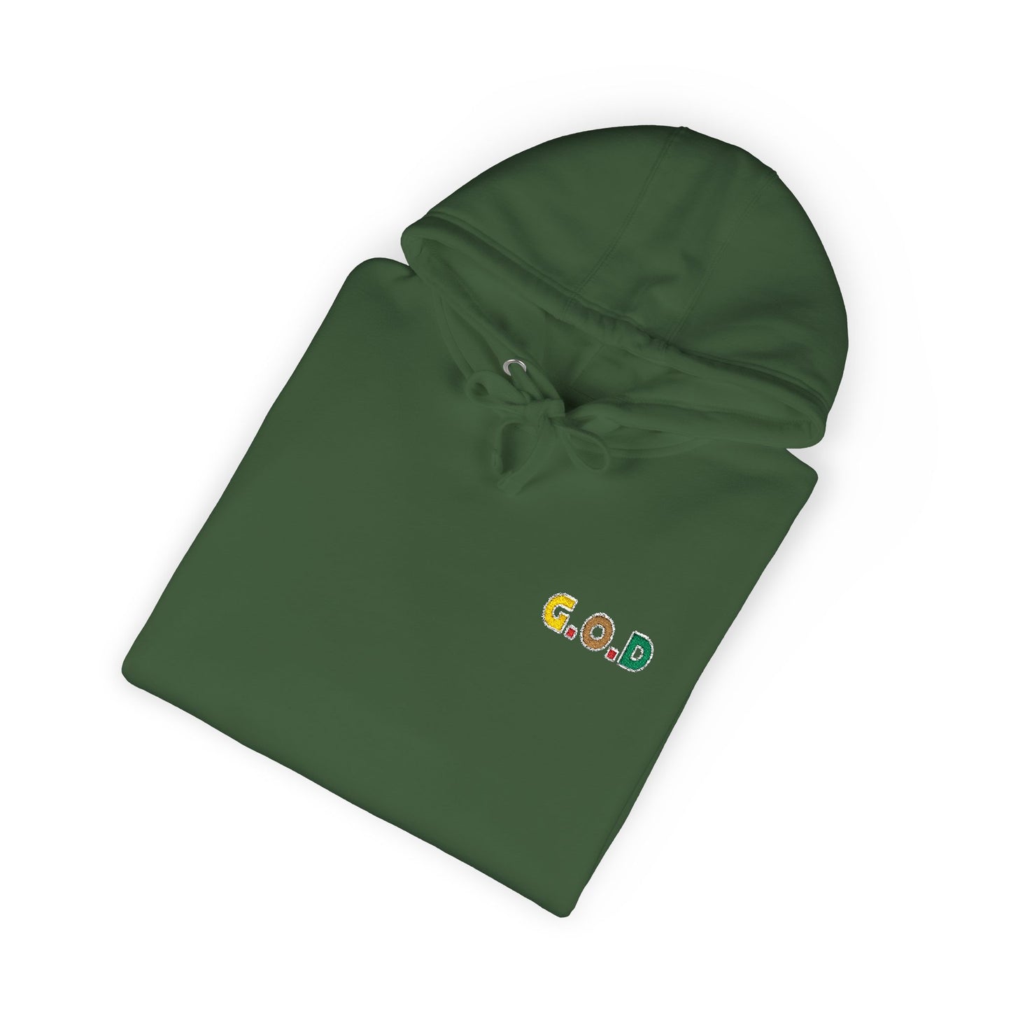 'Gold Oil Drugs' Embroidered Unisex Fleece Hoodie