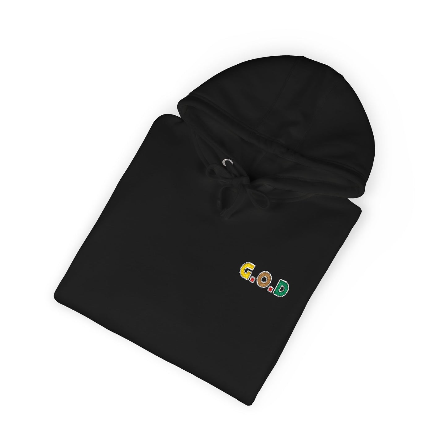 'Gold Oil Drugs' Embroidered Unisex Fleece Hoodie