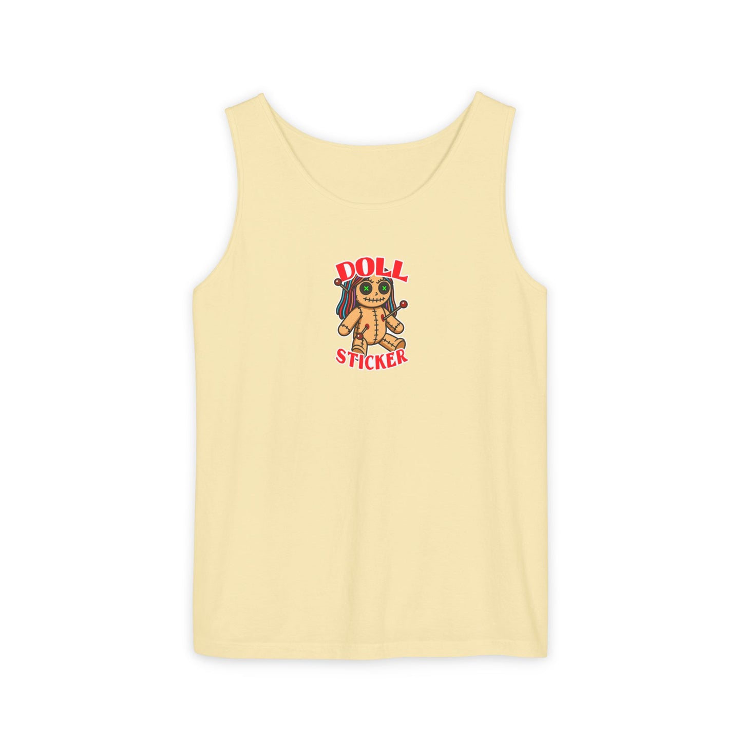Doll Sticker Unisex Tank Top - Casual Summer Wear