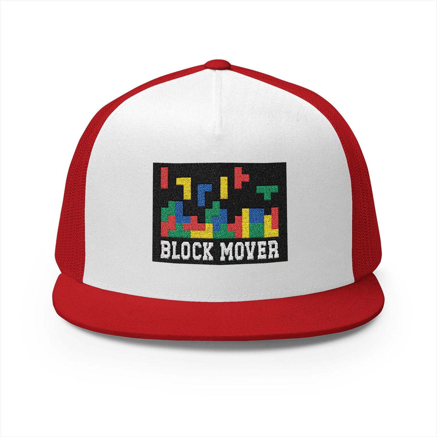 Trucker Cap Block Mover Embroidered Hat