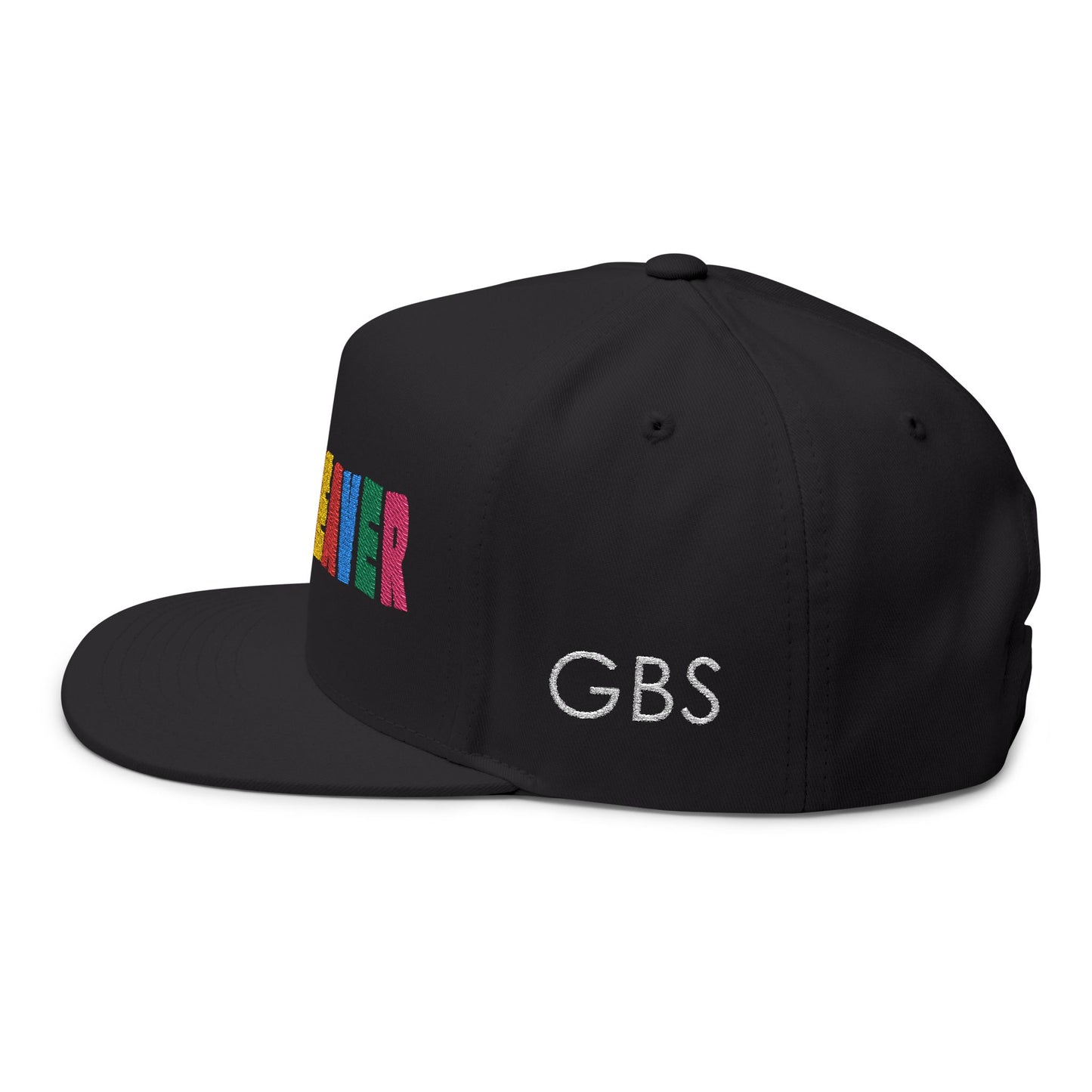 Flat Bill Cap with 'GREENBEAVER' Embroidery