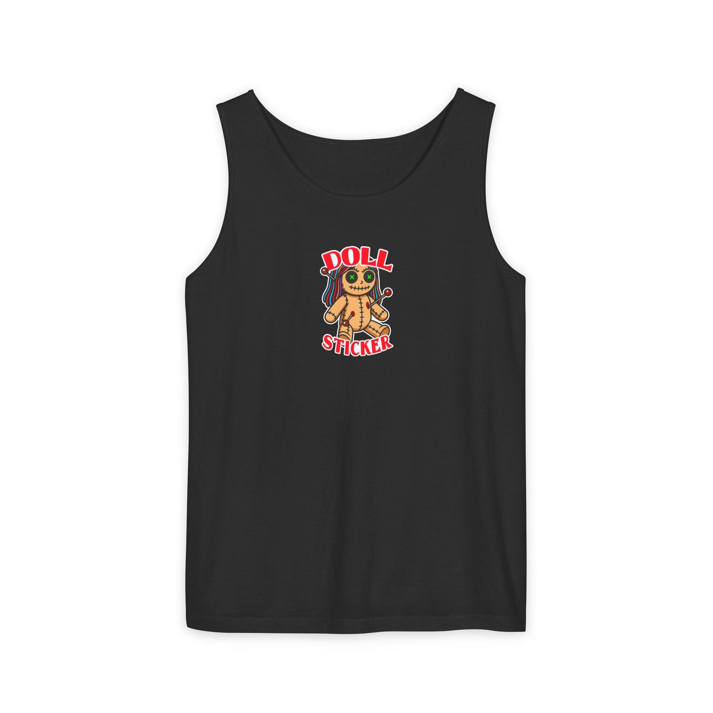 Doll Sticker Unisex Tank Top - Casual Summer Wear