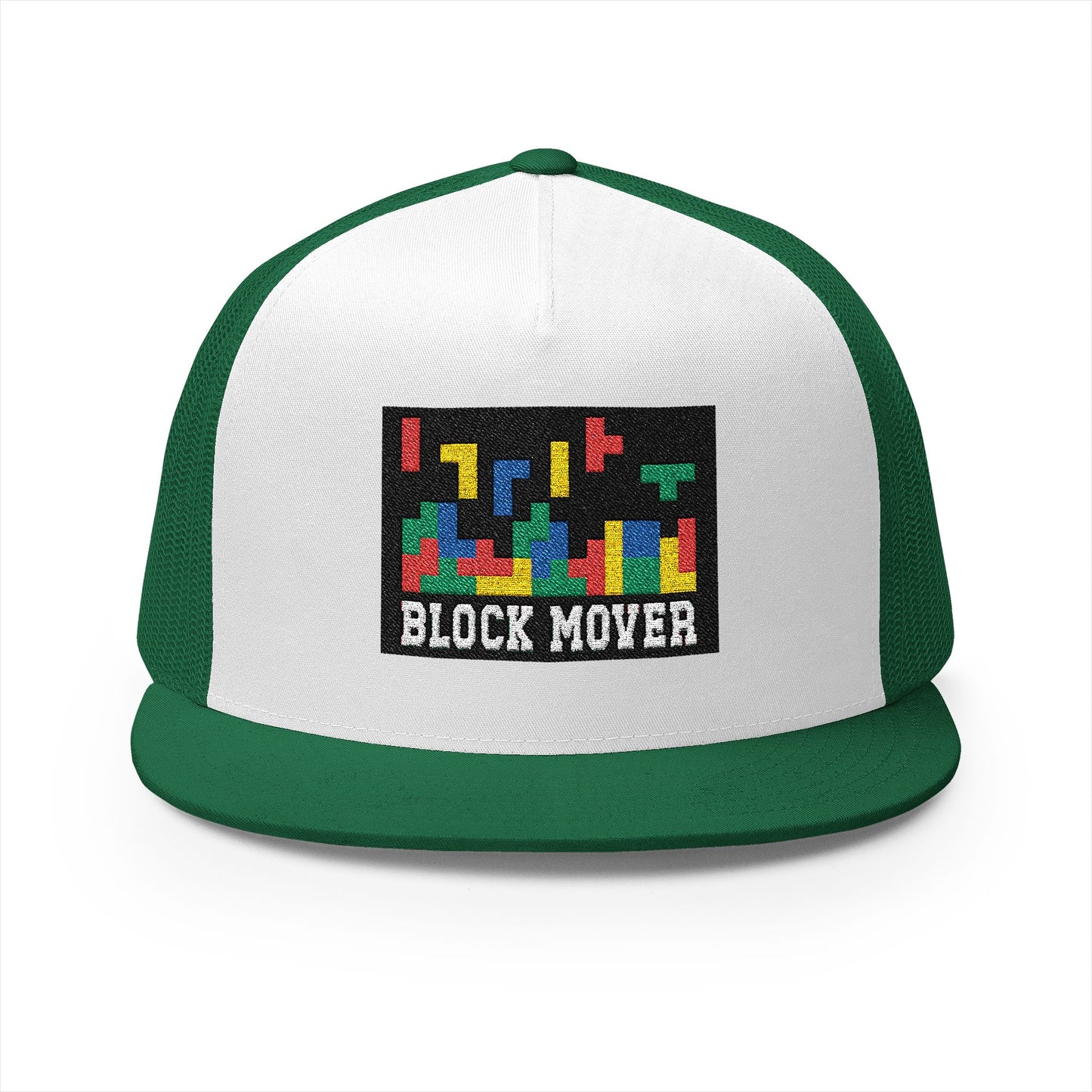 Trucker Cap Block Mover Embroidered Hat