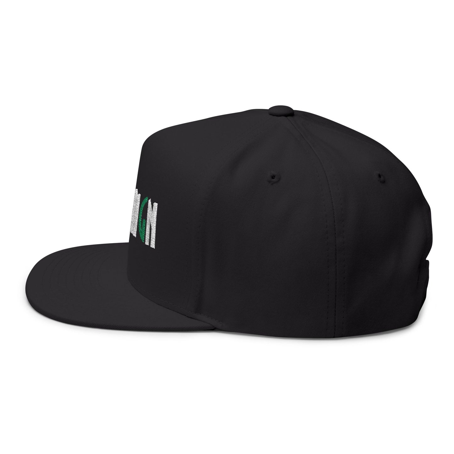 Flat Bill Cap Silent 'G' Embroidered Hat