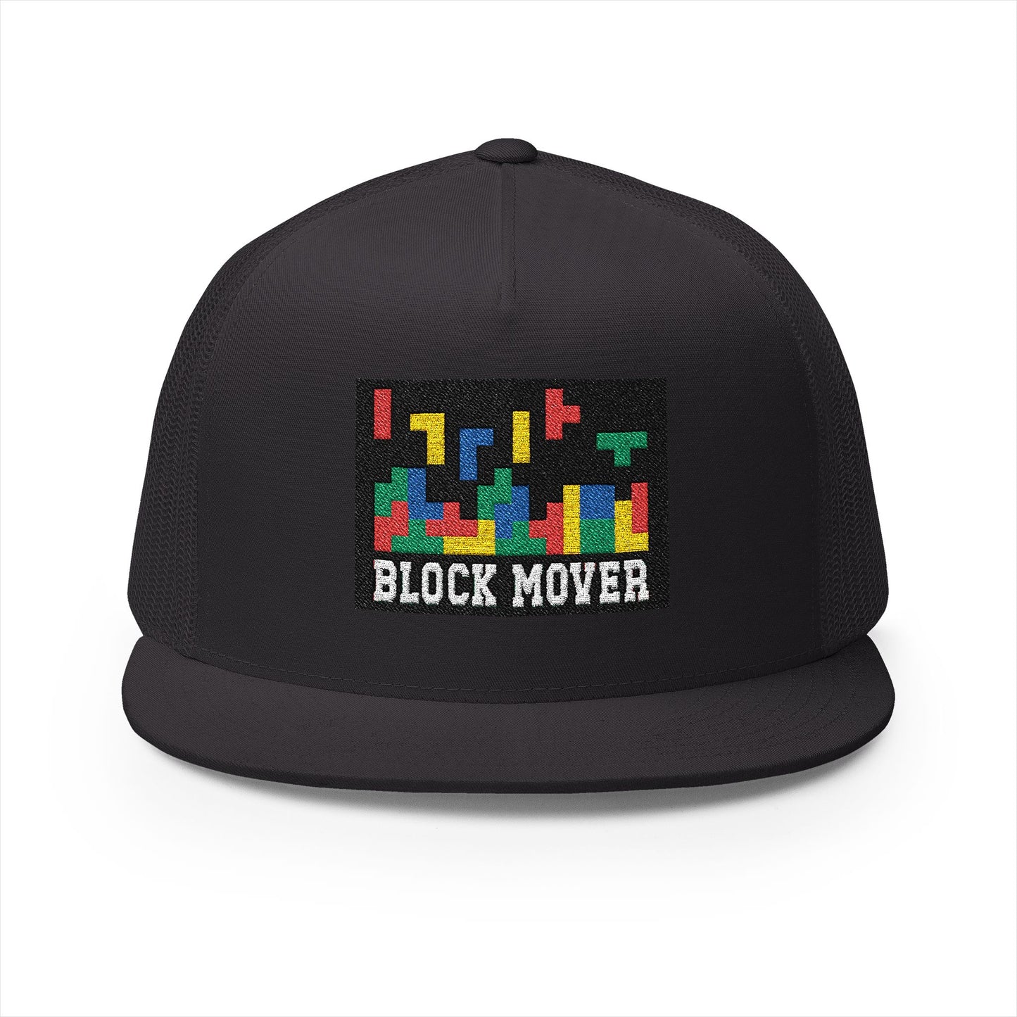 Trucker Cap Block Mover Embroidered Hat