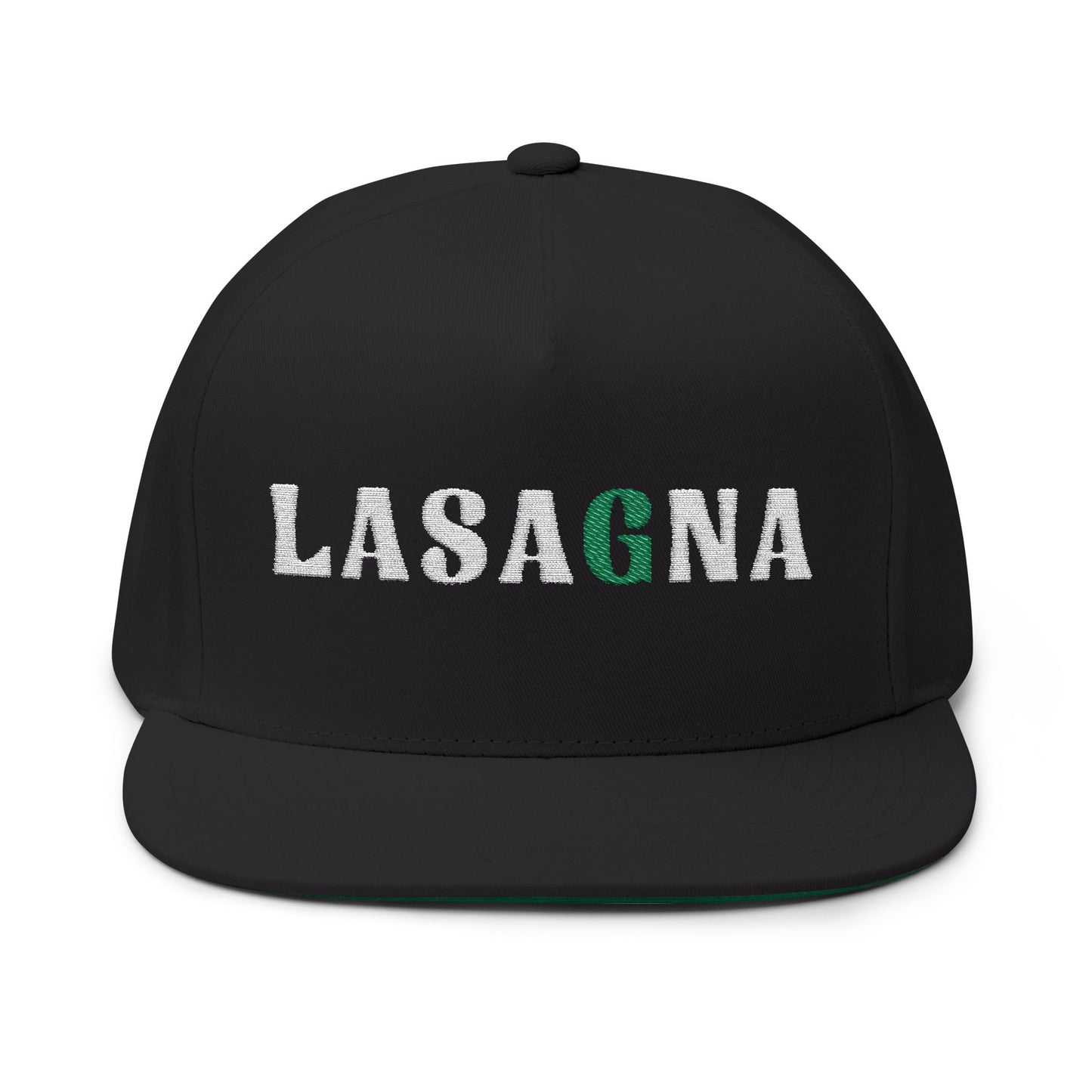 Flat Bill Cap Silent 'G' Embroidered Hat