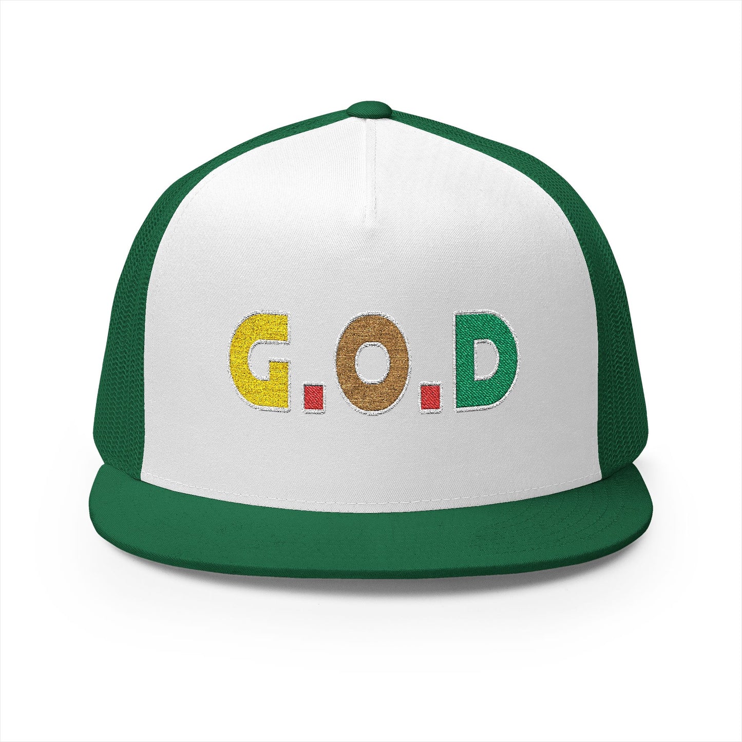 Trucker Cap - Gold Oil & ***** Embroidery Design