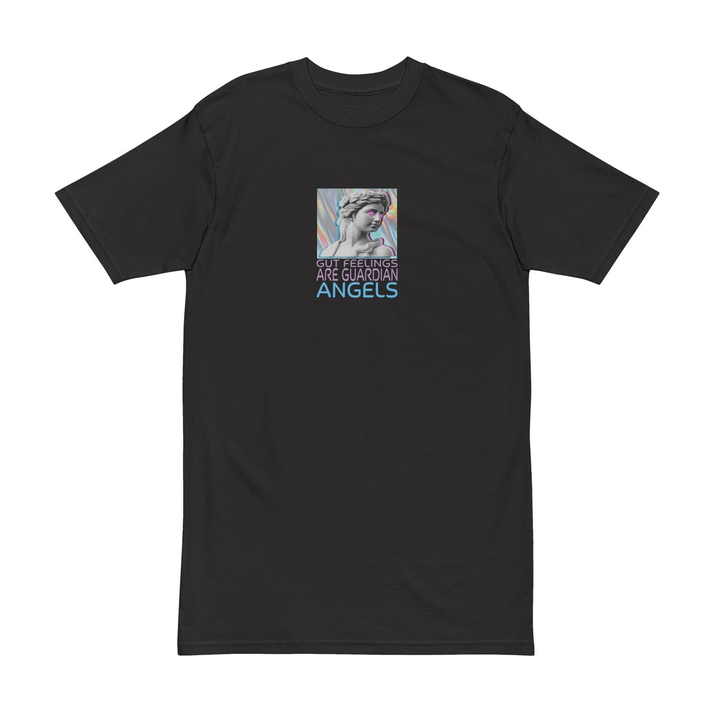 Gut Feelings are Guardian Angels Men's Heavyweight Tee, Graphic T-Shirt, Unique Casual Wear