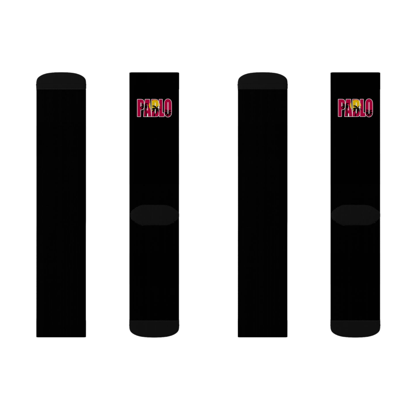 'PABLO' Black Sublimation Socks