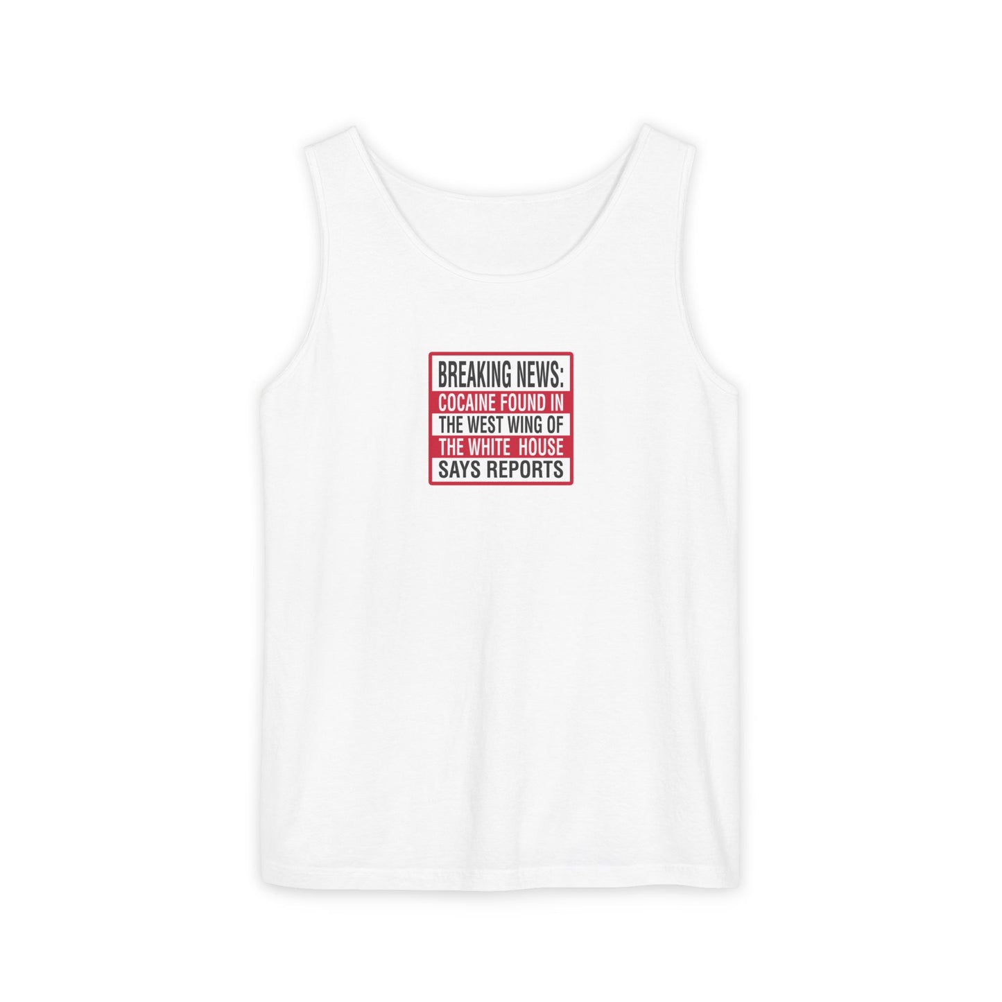 Tank Top - "Breaking News" Graphic Design