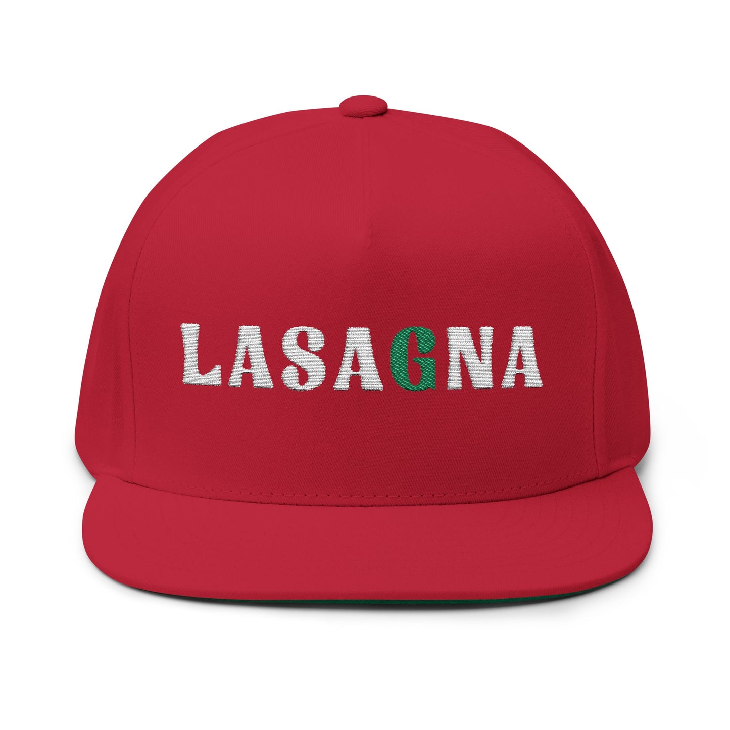 Flat Bill Cap Silent 'G' Embroidered Hat