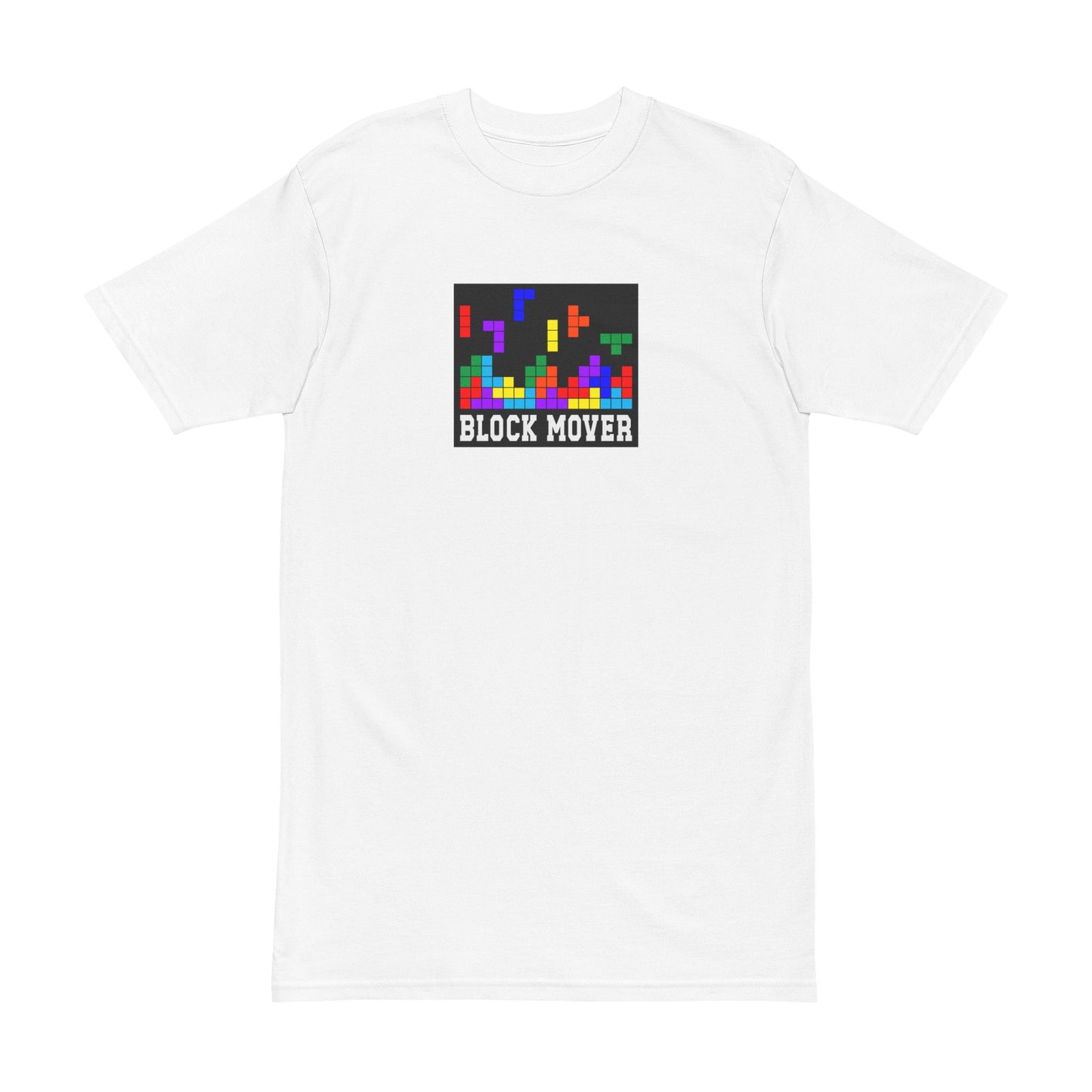 Men's Heavyweight Tee- Block Mover Graphic Design