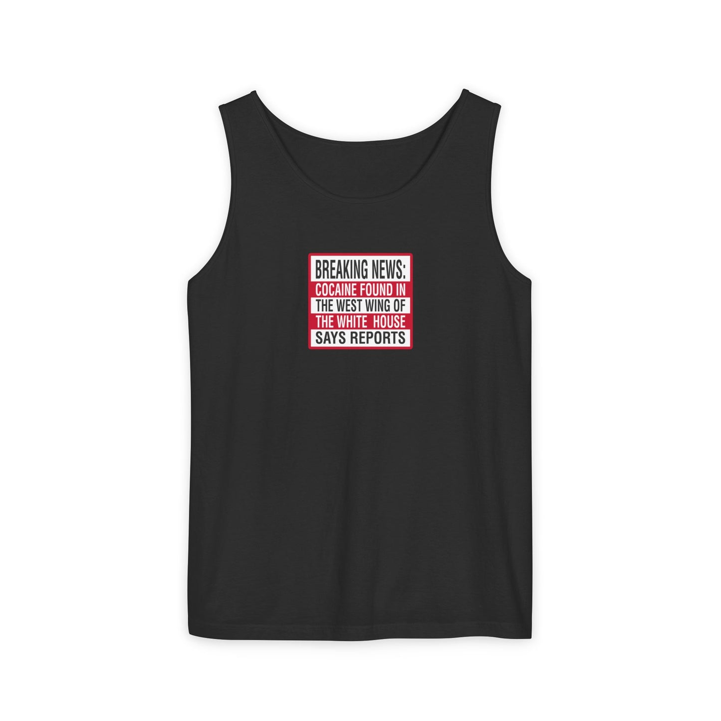Tank Top - "Breaking News" Graphic Design