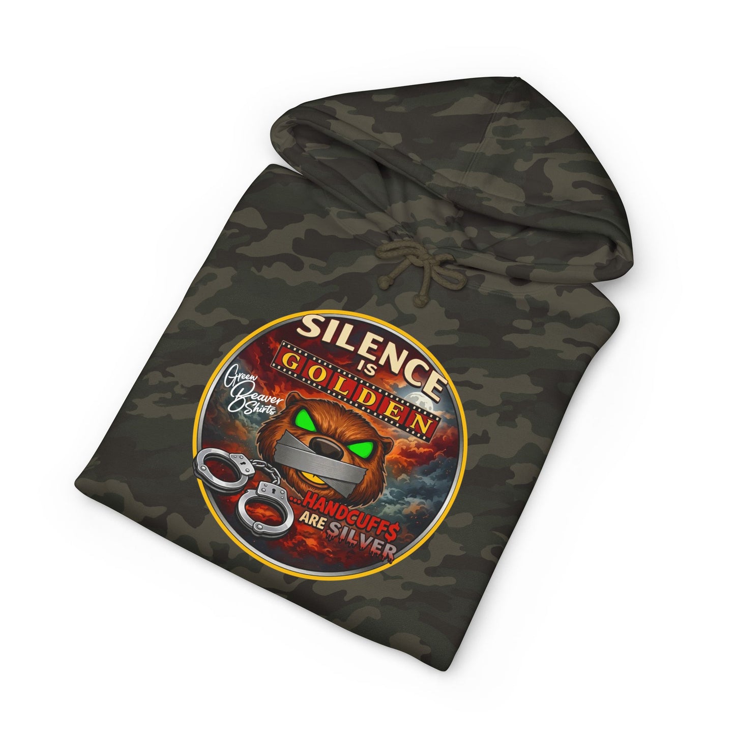 Silence is Golden Hooded Sweatshirt