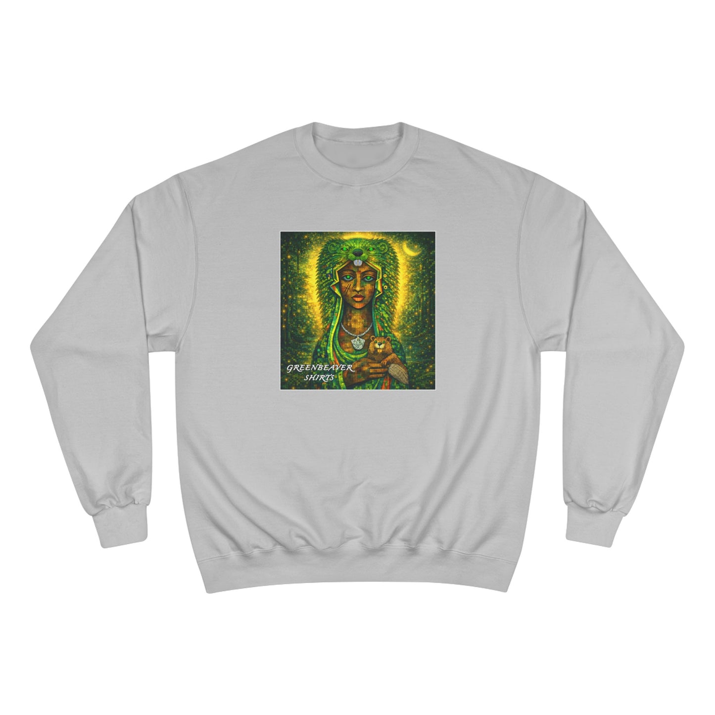 Green Madonna Champion Sweatshirt