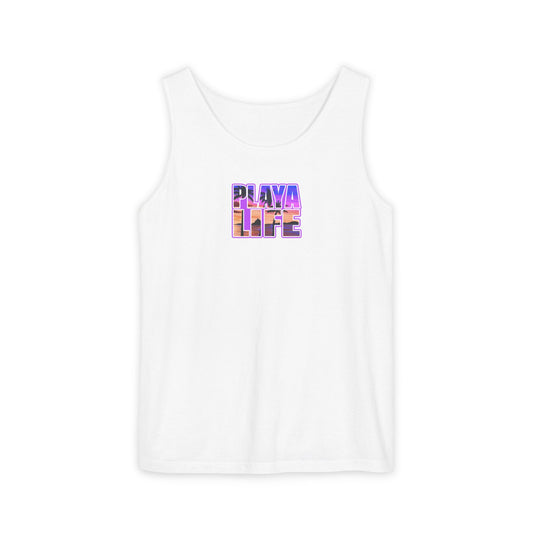 Beach Life Unisex Garment-Dyed Tank Top - Summer Vibes Essential