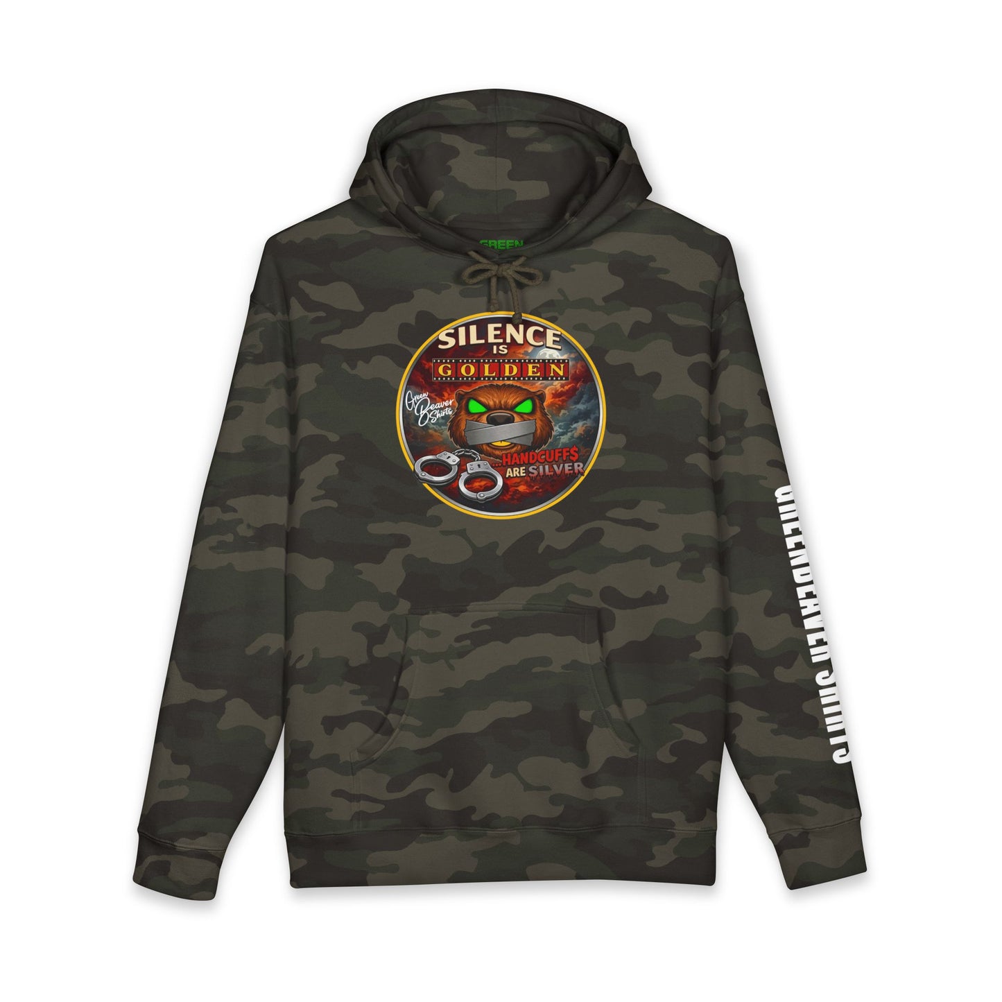 Silence is Golden Hooded Sweatshirt