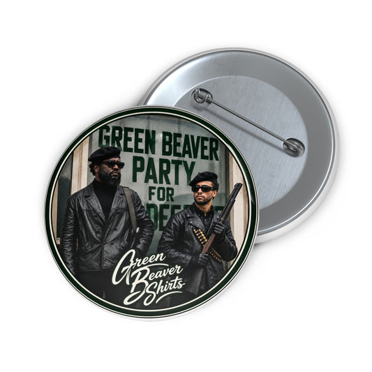 GREENBEAVER Party Pin Button