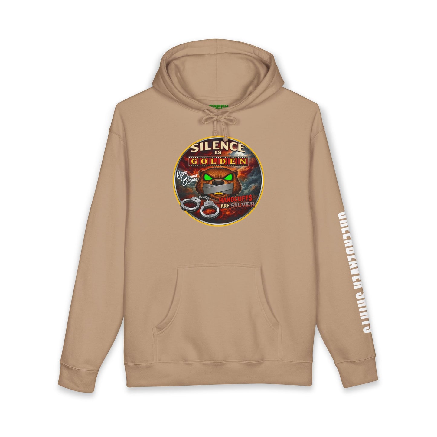 Silence is Golden Hooded Sweatshirt