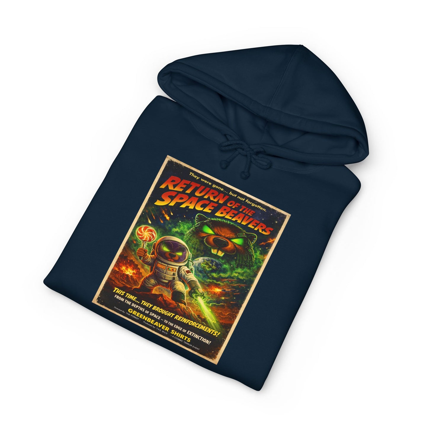 Space Beaver Hooded Sweatshirt