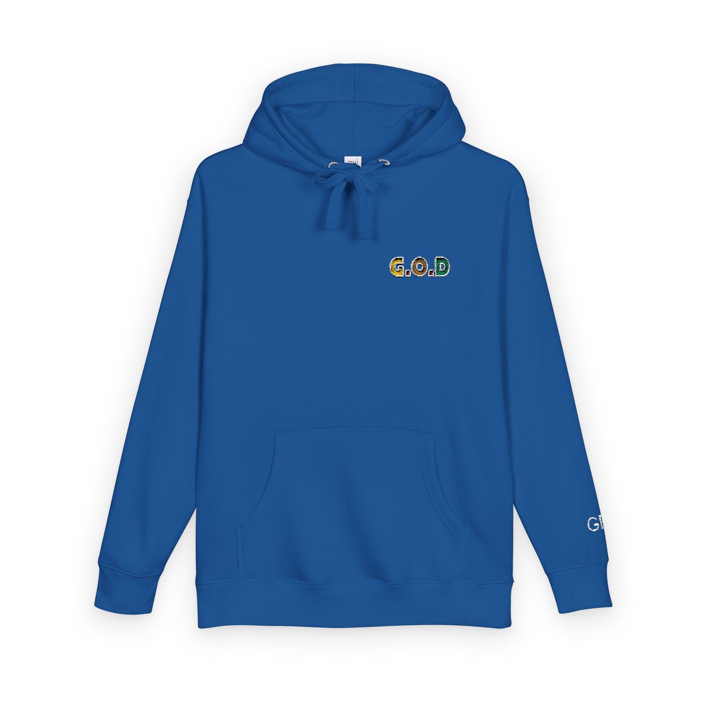 'Gold Oil Drugs' Embroidered Unisex Fleece Hoodie