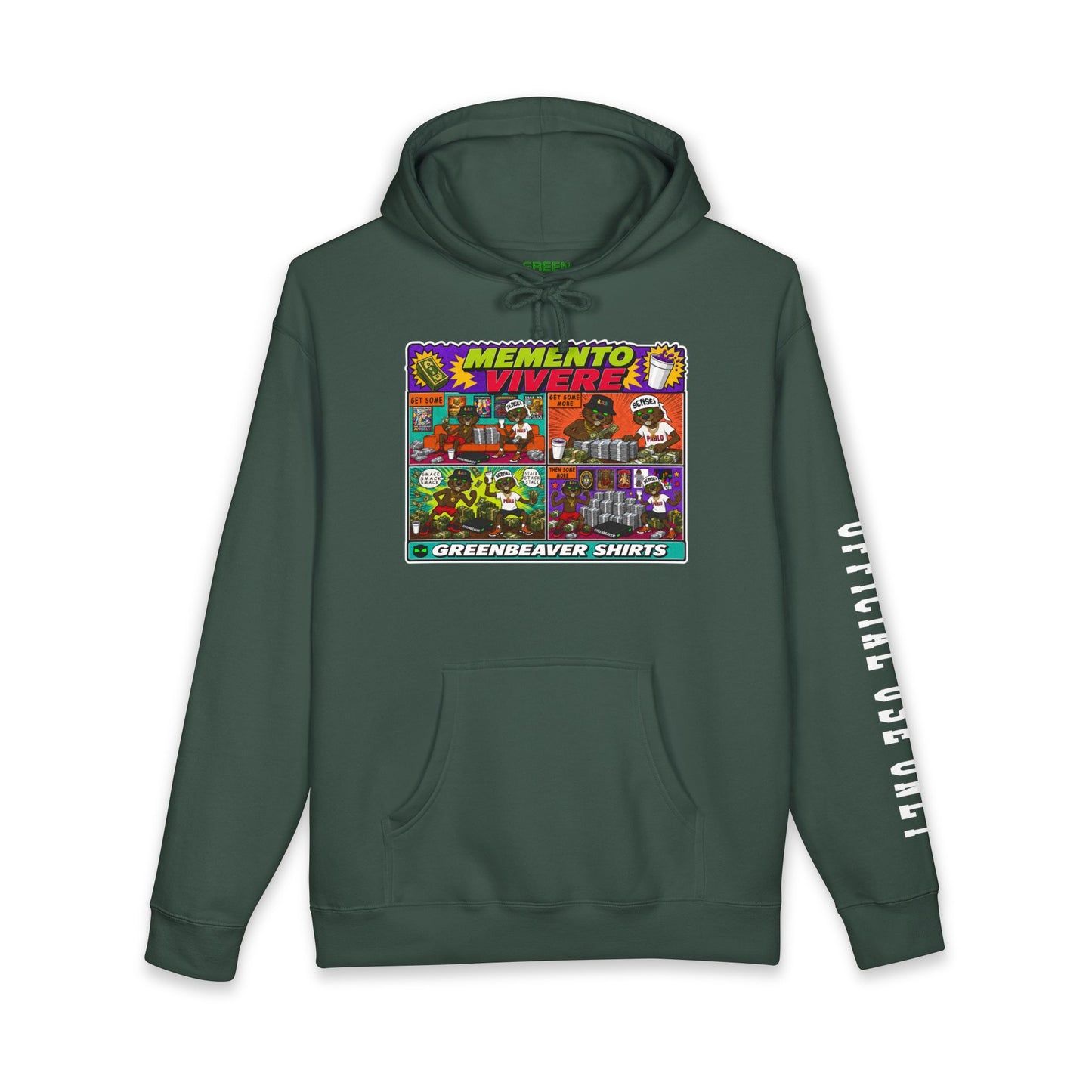 Remember to Live Hooded Sweatshirt