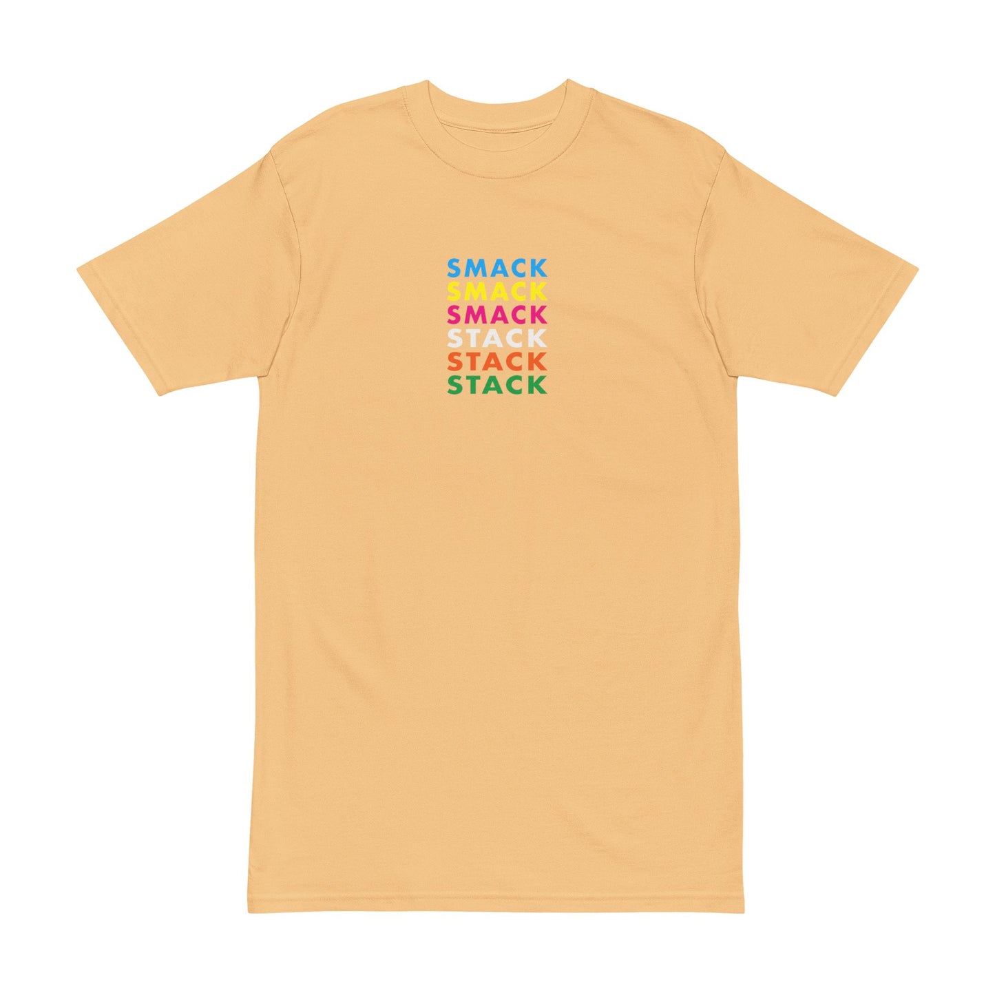 Men's Heavyweight Tee with 'Smack & Stack' Design | Casual Wear for P's