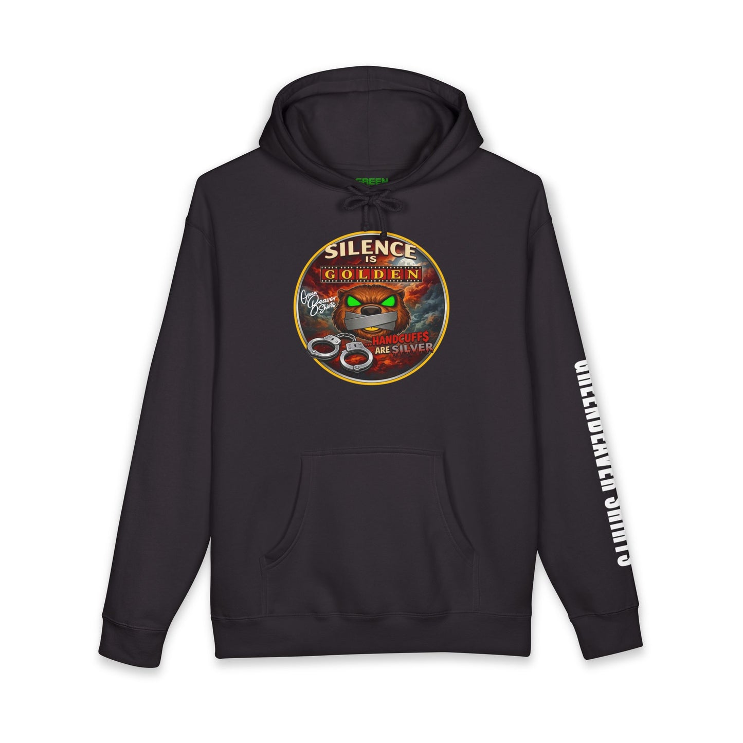 Silence is Golden Hooded Sweatshirt