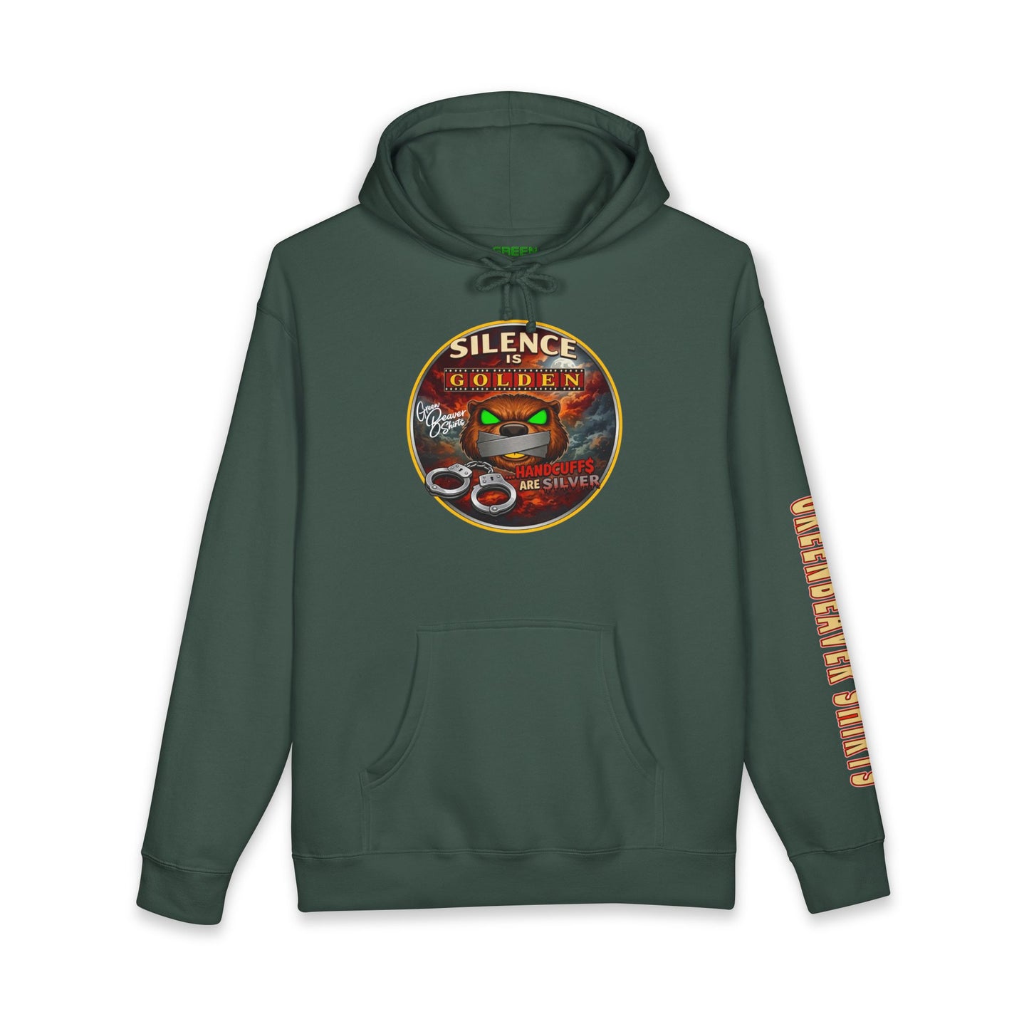 Silence is Golden Hooded Sweatshirt