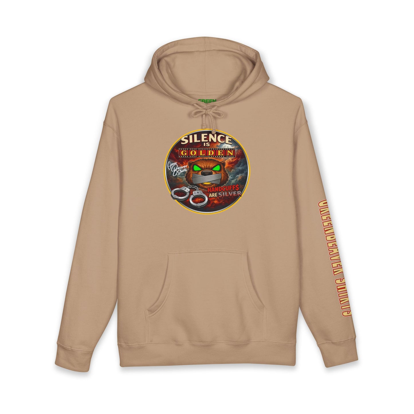 Silence is Golden Hooded Sweatshirt