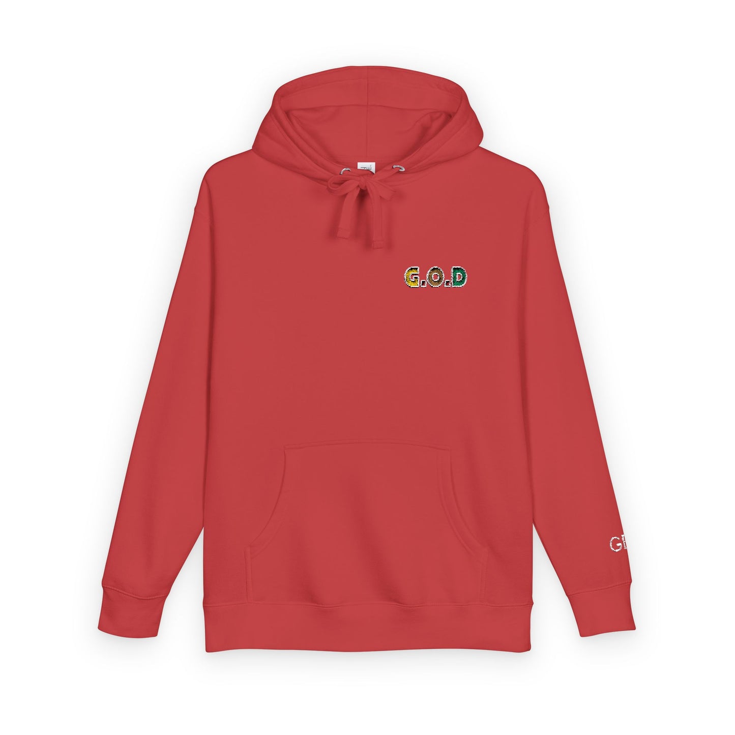 'Gold Oil Drugs' Embroidered Unisex Fleece Hoodie