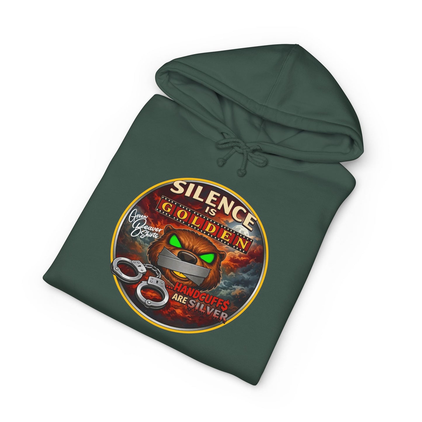 Silence is Golden Hooded Sweatshirt