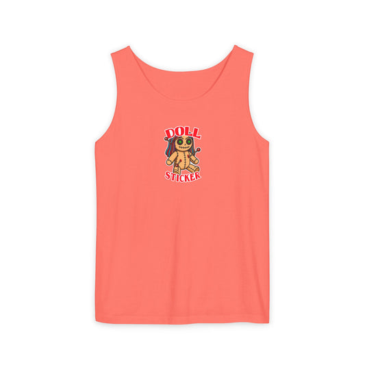 Doll Sticker Unisex Tank Top - Casual Summer Wear