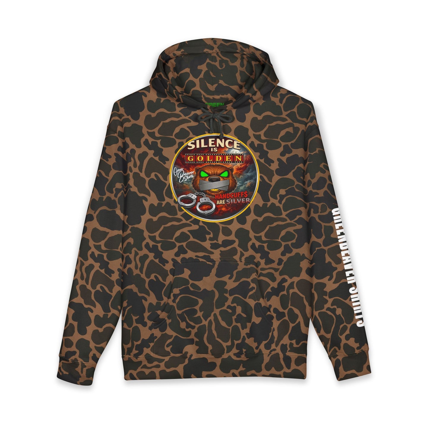 Silence is Golden Hooded Sweatshirt