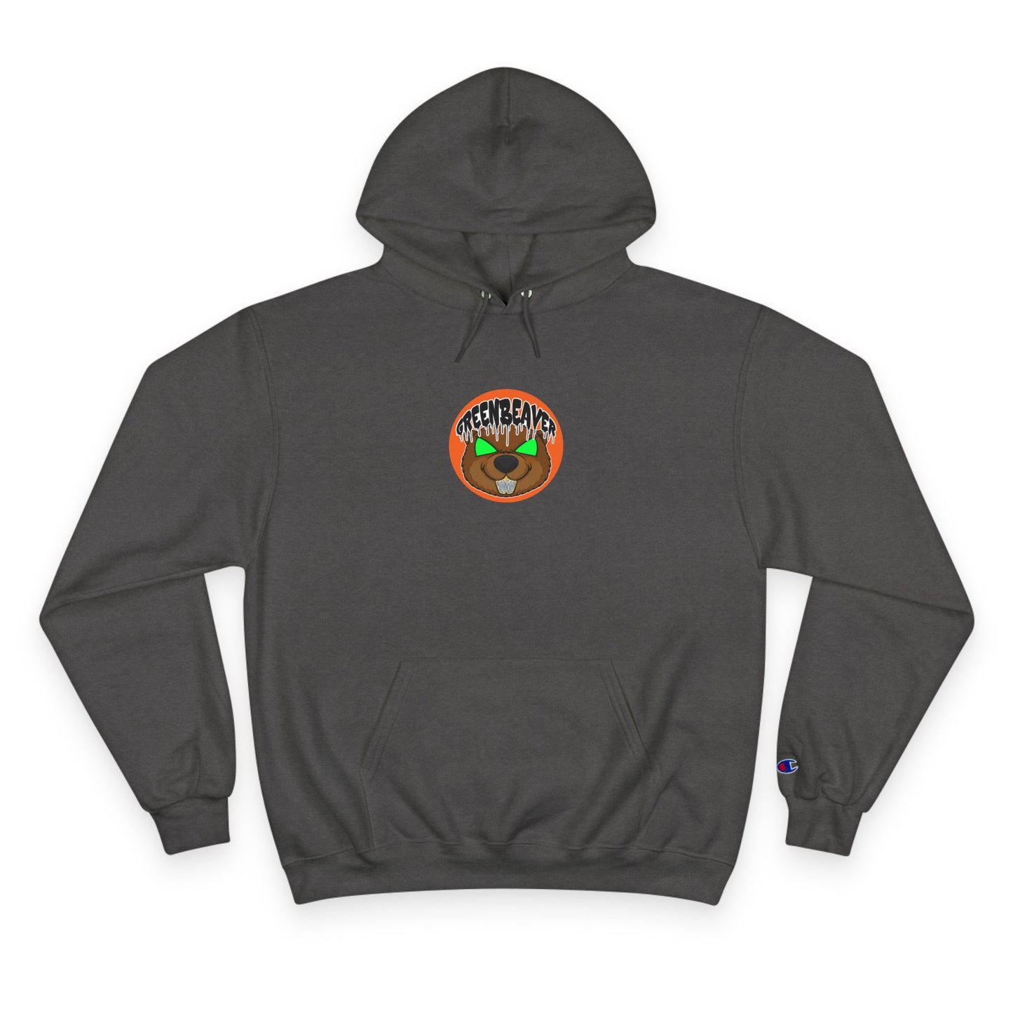 Champion Hoodie: 'GREENBEAVER Drip' Streetwear, Winter Fashion, Trendy Hood