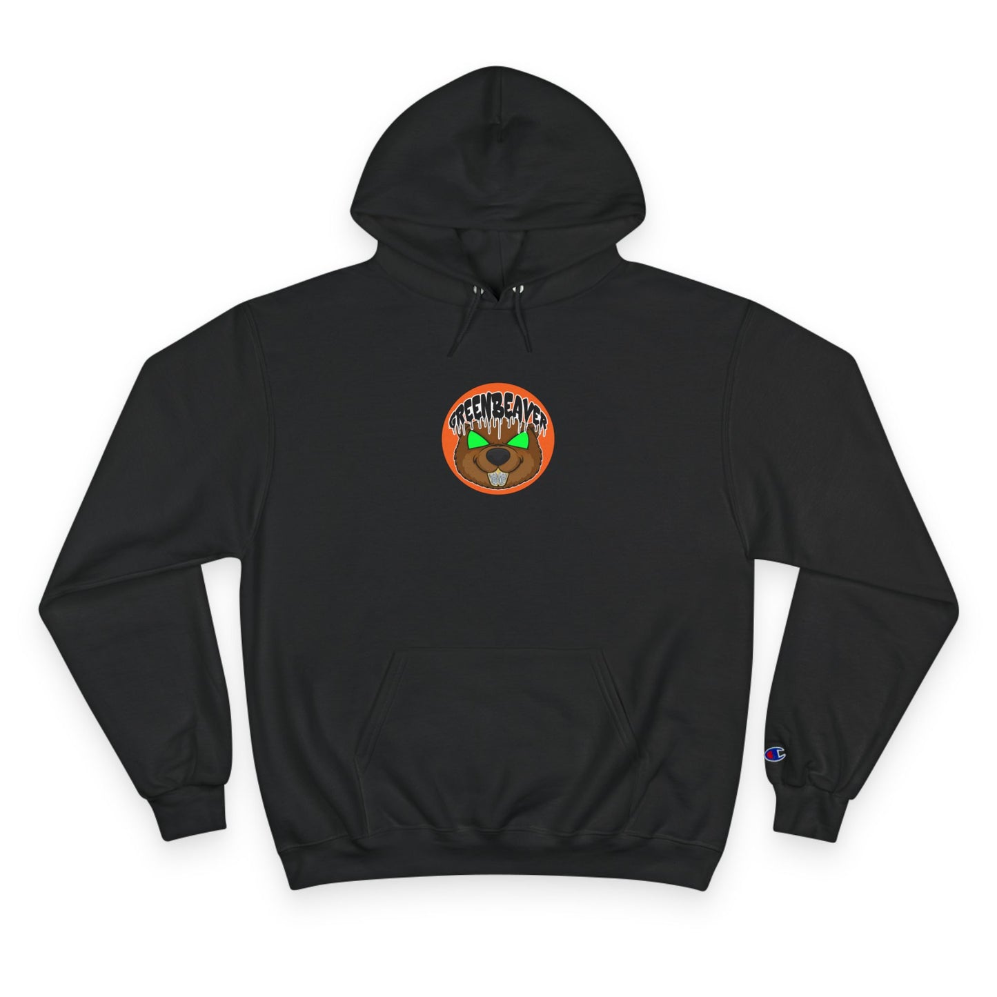Champion Hoodie: 'GREENBEAVER Drip' Streetwear, Winter Fashion, Trendy Hood