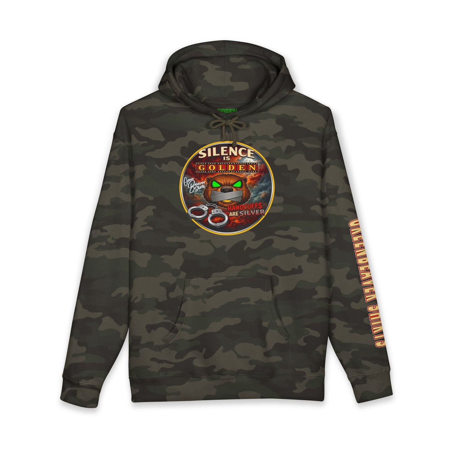 Silence is Golden Hooded Sweatshirt