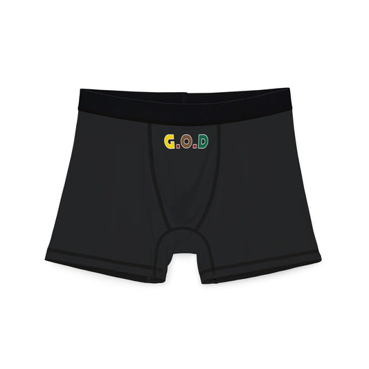 Stylish Men's Boxers with Vibrant 'Gold Oil Drugs' Design, Everyday Comfort, Fun Bedroom Essentials