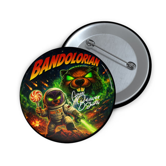 Bando Beaver Pin Button
